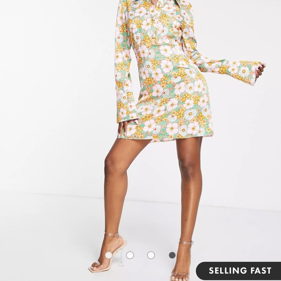 ASOS Floral Dress - Size 10 - Worn Once - Picture 1 of 3